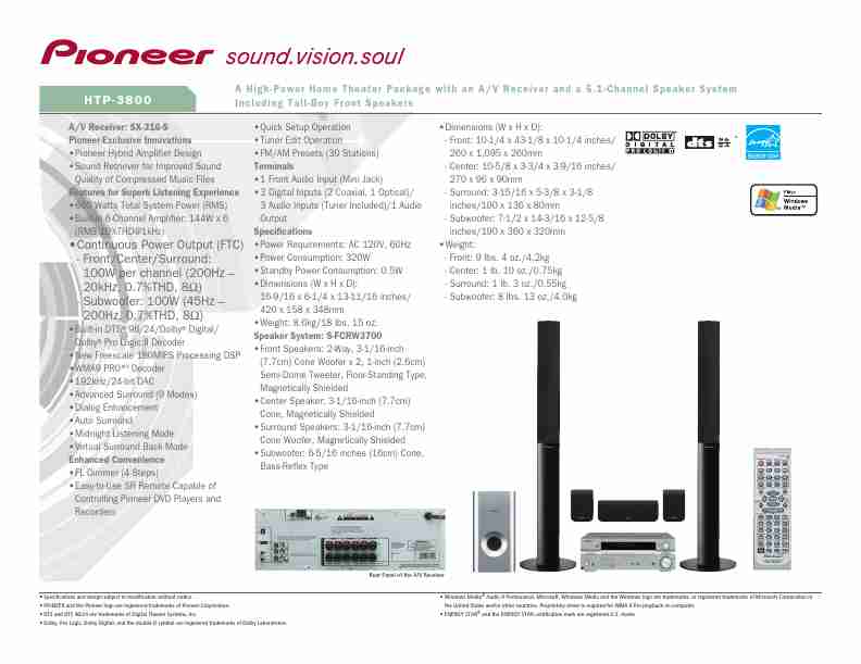 Pioneer Stereo System HTP-3800-page_pdf